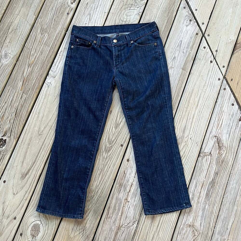 Citizen Of Humanity Women's Cropped Kelly Jeans Dark Wash Size 27
